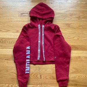 Indiana university cropped sweatshirt